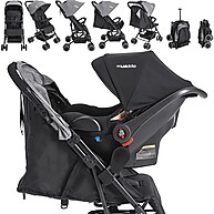 Carrinho Kiddo Mascote Grafite com Bebê Conforto - imagem 2