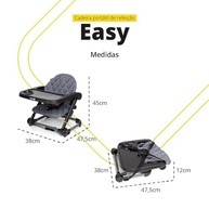 Cadeira de Refeição Safety 1st Easy Black - Conforto e Segurança para Bebês - imagem 4