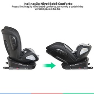 Cadeira Bebê Giratória 360° Murphy Premium: Segurança e Conforto do Nascimento aos 36kg - imagem 5