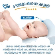 Travesseiro Antirrefluxo Bebê: Conforto e Segurança para Miniberço e Carrinho | Capa Algodão Premium - imagem 2