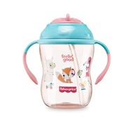 Copo de Treinamento com Canudo First Moments 270ml Rosa Fisher Price - Segurança e Conforto para Bebês - imagem 2