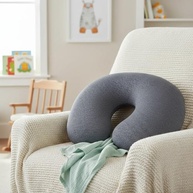 Almofada de Amamentação Ergonômica com Capa Removível e Lavável – Conforto Total para Mamãe e Bebê (Azul Bebê) - imagem 2