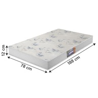 Colchão Solteiro de Espuma D20 Supreme Branco 78x188x12cm - Conforto e Qualidade Gazin - imagem 3