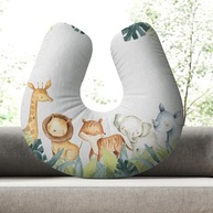 Almofada de Amamentação Ergonômica Safari 03 – Conforto e Apoio Antialérgico para Mães e Bebês - imagem 3