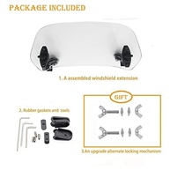 Extensão de Para-brisa Universal para Moto: Conforto e Segurança Ajustável - imagem 3