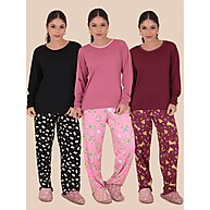 Pijama Felpado Inverno: Kit 3 Sonho de Conforto - imagem 2