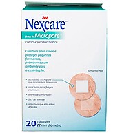 Curativo Nexcare Micropore Redondo – 20 Unidades de Conforto - imagem 2