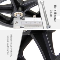 Roda Dianteira 19cm para Cadeira de Rodas: Durabilidade e Conforto com Pneu de Borracha Dura e Cubo Antiderrapante - imagem 4