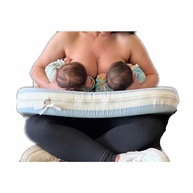 Almofada de Amamentação Grande Rosa - Conforto e Suporte para Mães Modernas - imagem 2