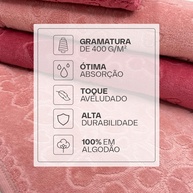 Toalhas Dohler Romance: Algodão Aveludado e Conforto - imagem 2