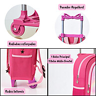 Mochila Ariel com Rodinha: Aventura e Conforto! - imagem 1