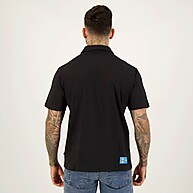 Polo Grêmio Preto: Escudo Bordado e Conforto! - imagem 2