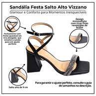 Sandália Vizzano Strass: Brilho e Conforto! - imagem 2