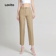 Calça Elegante Lovito: Cáqui e Conforto! - imagem 2