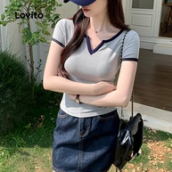 Camiseta Lovito Colorblock: Estilo Casual e Conforto - imagem 2