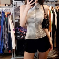 Blusa Xadrez Lovito: Estilo Casual e Conforto - imagem 2