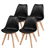 Mesa de Jantar Leda 90cm + 4 Cadeiras: Design e Conforto - imagem 2