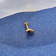 Piercing Labret Titânio G23: Design e Conforto - imagem 2