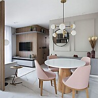 Mesa de Jantar Redonda 150cm: Elegância e Conforto - imagem 2