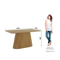 Mesa de Jantar Olívia 160cm: Elegância e Conforto - imagem 2