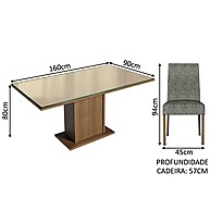 Sala de Jantar Completa Alexis: Elegância e Conforto - imagem 2