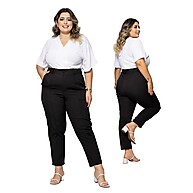 Calça Plus Size Alfaiataria: Elegância e Conforto - imagem 1