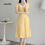 Vestido Lovito Amarelo: Elegância e Conforto! - imagem 2