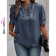 Blusa Lovito Plus Size com Babados: Elegância e Conforto - imagem 2
