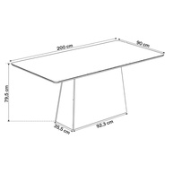 Mesa de Jantar 8 Lugares Bariloche: Elegância e Conforto - imagem 2