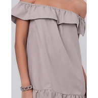 Vestido Jacquard Bege: Elegância e Conforto - imagem 2