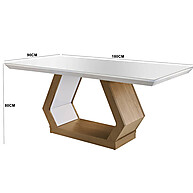 Sala de Jantar Lara + 6 Cadeiras Berlim: Elegância e Conforto - imagem 2
