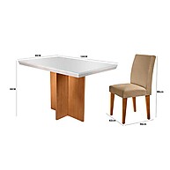 Mesa de Jantar Berlim: Elegância e Conforto - imagem 2