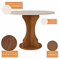Mesa de Jantar Redonda com 4 Cadeiras: Elegância e Conforto - imagem 2