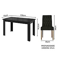 Sala de Jantar Celina: Elegância e Conforto - imagem 2