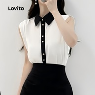 Blusa Lovito Colorblock: Elegância e Conforto - imagem 2