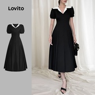 Vestido Lovito Colorblock: Elegância e Conforto - imagem 2