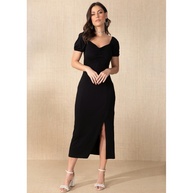 Vestido Preto com Fenda: Elegância e Conforto - imagem 2