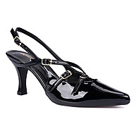 Scarpin Feminino Slingback Salto Alto Bico Fino: Elegância e Conforto - imagem 2