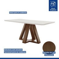 Mesa de Jantar Kyra: Elegância e Conforto! - imagem 2