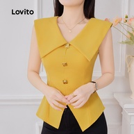 Top com Botão e Lapela: Elegância e Conforto - imagem 2