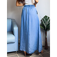 Saia Jeans Longa: Elegância e Conforto ✨ - imagem 1