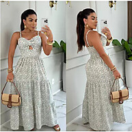 Vestido Floral Longo: Elegância e Conforto! - imagem 1