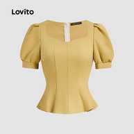 Blusa Amarela Lovito: Elegância e Conforto! - imagem 2