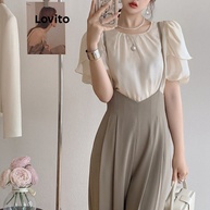 Blusa Feminina com Babados Lovito: Elegância e Conforto - imagem 2