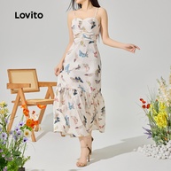 Vestido Plissado Borboleta Lovito: Elegância e Conforto - imagem 2