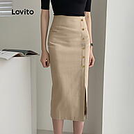 Saia Cáqui Lovito: Elegância e Conforto - imagem 2