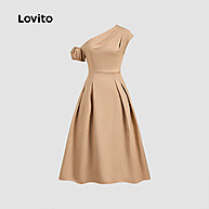Vestido Cáqui Lovito: Elegância e Conforto - imagem 2