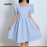 Vestido Jacquard Lovito: Elegância e Conforto - imagem 2