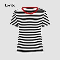 Camiseta Listrada Lovito: Elegância e Conforto - imagem 2