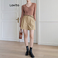 Shorts Plissados Lovito: Elegância e Conforto! - imagem 2